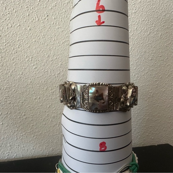 Vintage Silver aztec/mexico bracelet